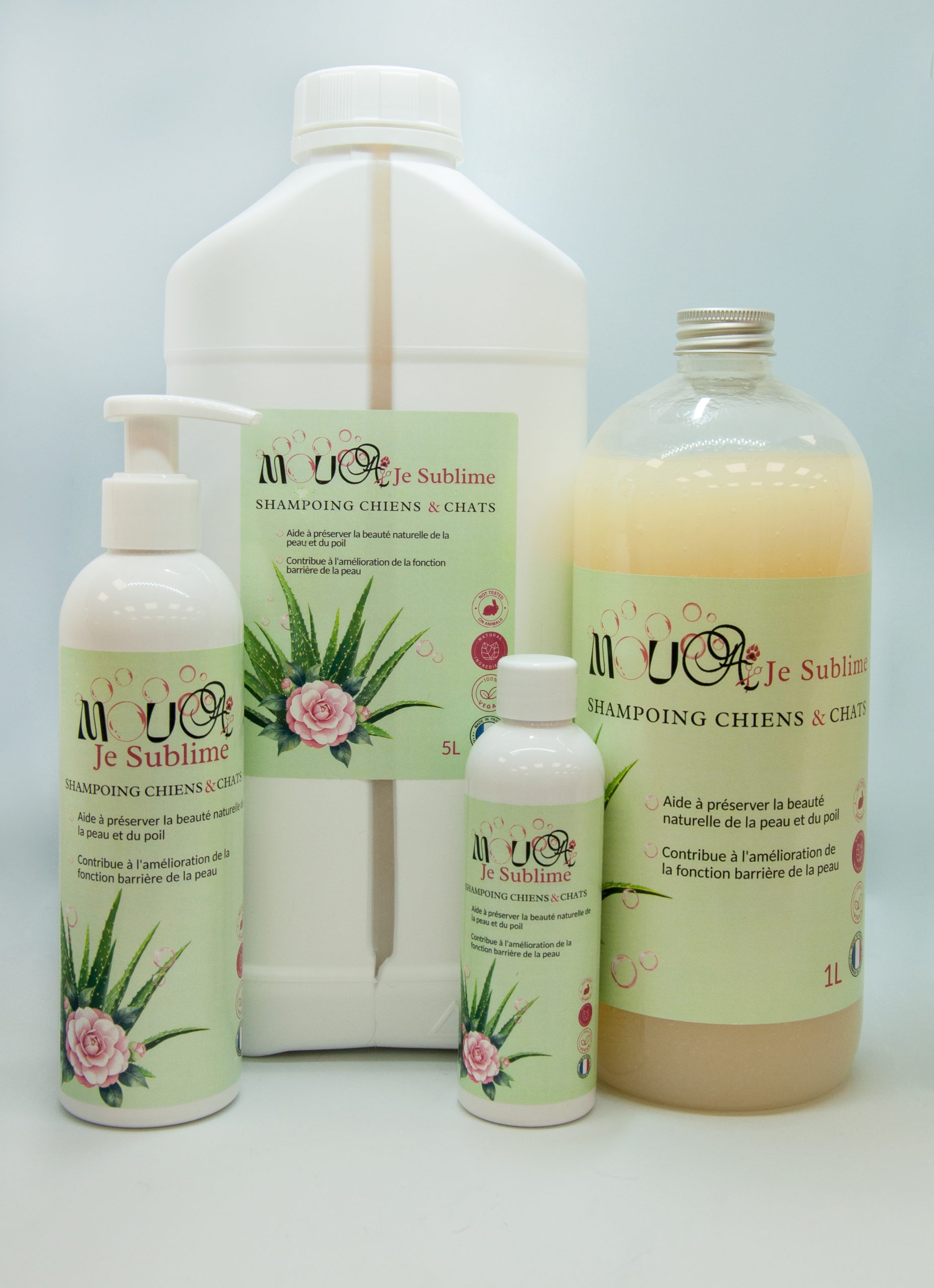 Je sublime shampoing chiens et chats naturel français